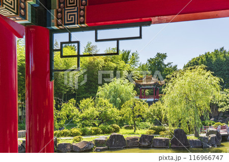 日本の中国庭園「瀋秀園」の風景【神奈川県・川崎市】 116966747