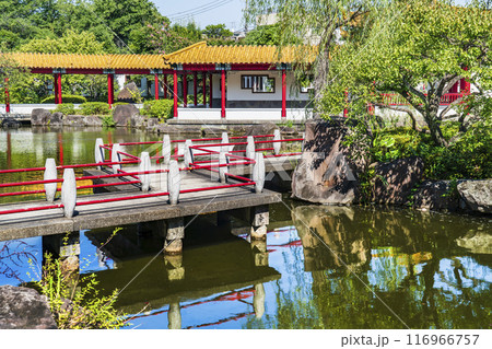 日本の中国庭園「瀋秀園」の風景【神奈川県・川崎市】 116966757