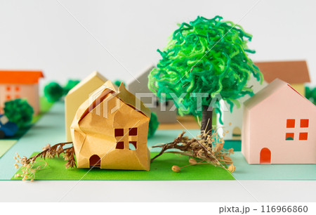 隣の家の樹木が越境　越境した隣家の木の枝　敷地を超えた庭木　管理不全空き家　特定空き家 116966860