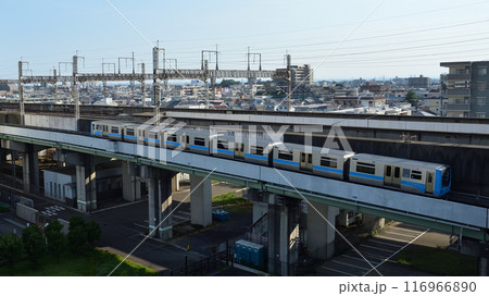 埼玉新都市交通伊奈線、鉄道博物館トレインテラスより 116966890