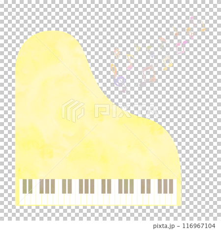 黄色のピアノ 116967104