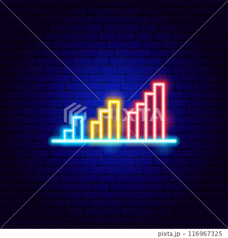 Data Growth Statistics Neon Signのイラスト素材 [116967325] - PIXTA