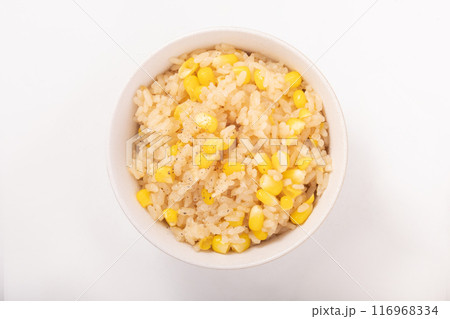 とうもろこしご飯　バター醤油 116968334