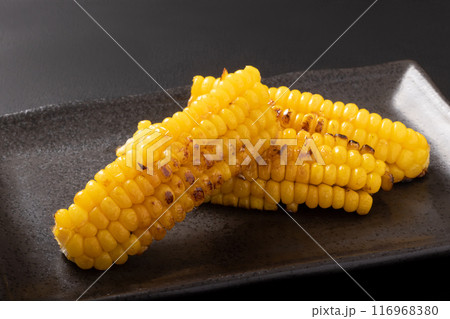 とうもろこしのバター醤油焼き 116968380