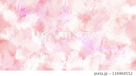 やさしく可愛らしい印象の背景画, ピンクのフワフワした手描きの抽象イラストレーション やさしく可愛らしい印象の背景画, ピンクのフワフワした手描きの抽象イラストレーション 116968552