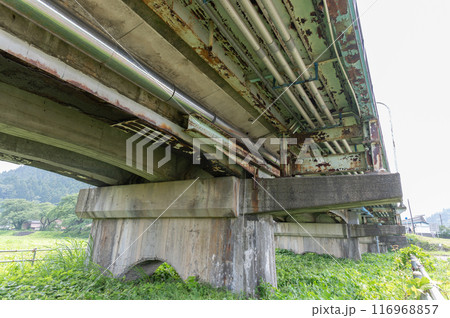 老朽化した橋梁 116968857