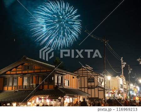 弥彦燈籠まつりの彌彦神社　奉納花火大会 116969213