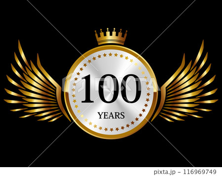 100周年記念の羽エンブレム ゴールド 100周年記念の羽エンブレム ゴールド 116969749