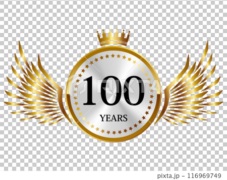 100 週年羽毛徽章金 116969749