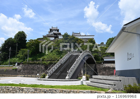 福知山城（京都府）の天守と昇竜橋 116969968