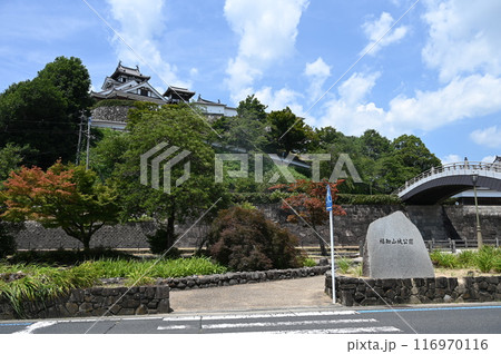 福知山城(京都府)の天守と昇竜橋 福知山城(京都府)の天守と昇竜橋 116970116