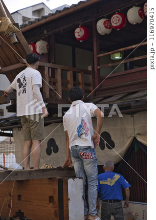 祇園祭　放下鉾の鉾建て　次はどれやった？1 116970415