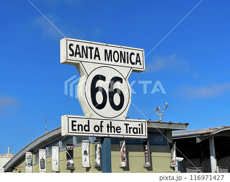 サンタモニカ ルート66 最終地点 記念碑 サンタモニカ ビーチ サンタモニカ・ピアより サンタモニカ ルート66 最終地点 記念碑 サンタモニカ ビーチ サンタモニカ・ピアより 116971427