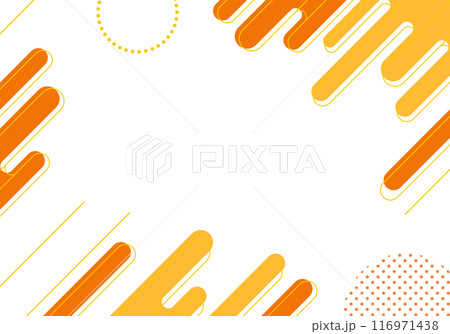 秋のおしゃれなフレーム背景3の1 116971438