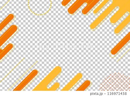 秋のおしゃれなフレーム背景3の1 116971438