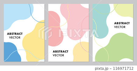 シェイプ 抽象的 背景 フレーム A4セット カラフル 縦長 シェイプ 抽象的 背景 フレーム A4セット カラフル 縦長 116971712