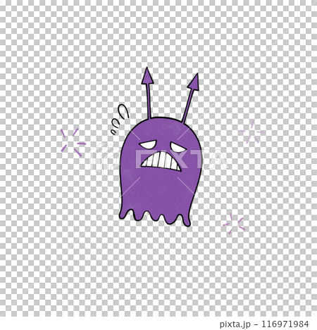 Illustration of tooth decay bacteria and germs Illustration of tooth decay bacteria and germs 116971984