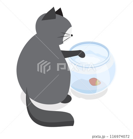 3D Isometric Flat Vector Illustration of Naughty Pets, Scenes With Cute Cats. Item 4 3D Isometric Flat Vector Illustration of Naughty Pets, Scenes With Cute Cats. Item 4 116974072