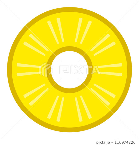 輪切りのパイナップル 116974226