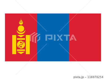 国旗　モンゴル 116978254