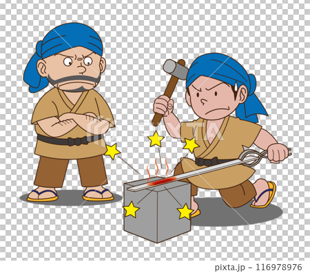 Strike while the iron is hot Strike while the iron is hot 116978976