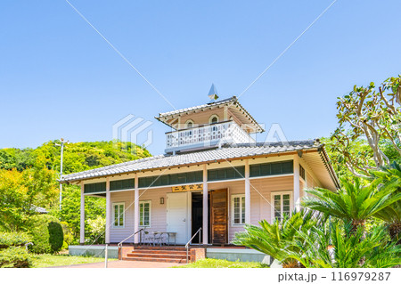 道の駅花の三聖苑伊豆松崎 松崎の歴史「三聖会堂」 道の駅花の三聖苑伊豆松崎 松崎の歴史「三聖会堂」 116979287
