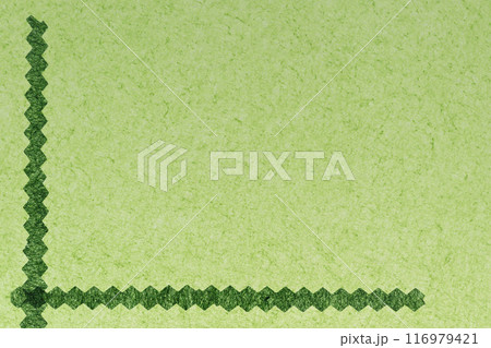 和紙のフレーム背景素材 116979421
