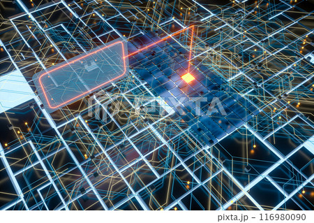 立体 3次元 3D 116980090