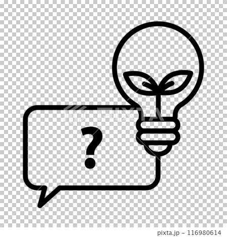 Helpful questions icon. 116980614