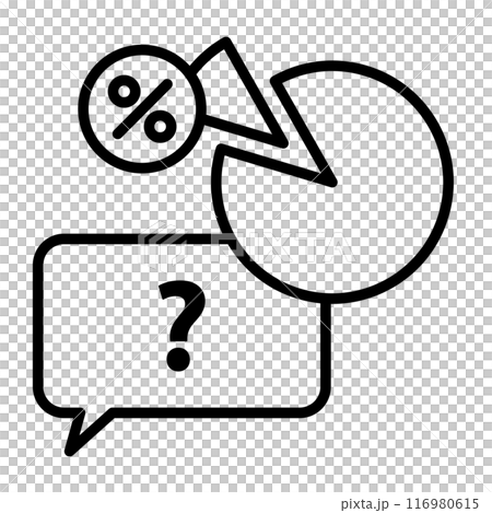 Niche questions icon. 116980615
