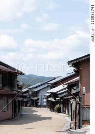 春桜満開の岩村城下町風景 春桜満開の岩村城下町風景 116982741