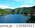 川治ダム　ダム湖 116982921
