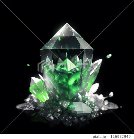diamonds on black background 116982949