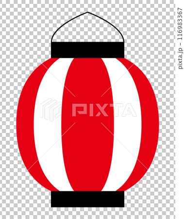 Lantern single red illustration vector Lantern single red illustration vector 116983367
