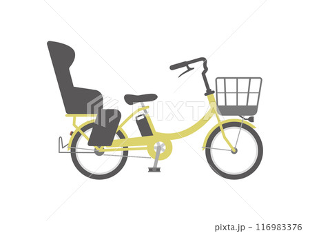 子乗せ電動自転車（後ろ乗せ） 116983376