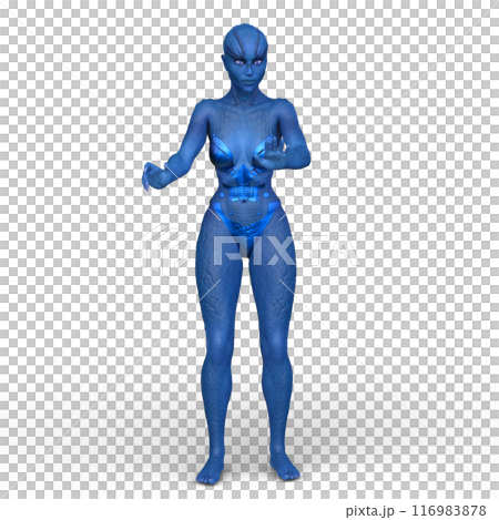 Female alien 116983878