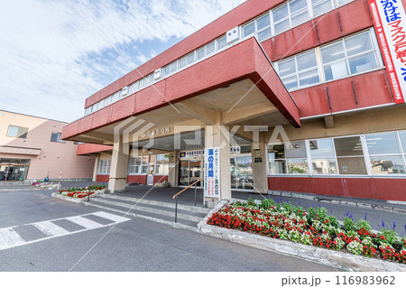 北海道留萌市 晴天の留萌市役所 北海道留萌市 晴天の留萌市役所 116983962