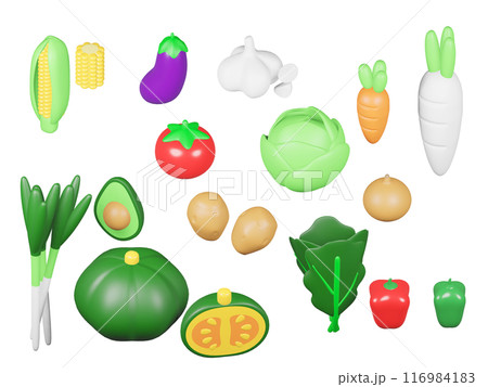 野菜のセット 116984183