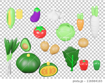 野菜のセット 116984183