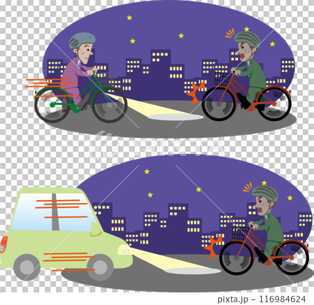 自行車<交通規則，晚上不開燈，商人> 116984624