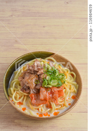 キムチ焼き肉の豆乳ラーメン キムチ焼き肉の豆乳ラーメン 116984659