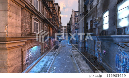 荒廃した都市 116985439