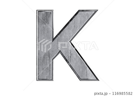 Letters made of metal 116985582