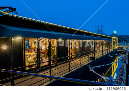 道の駅 開国下田みなと　船上レストラン　夕景 116986066