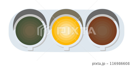 交通信号機(黄信号) 交通信号機(黄信号) 116986608