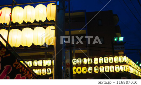 浦安三社例大祭の提灯点灯式の風景（2024年撮影） 116987010