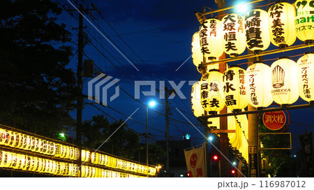 浦安三社例大祭の提灯点灯式の風景（2024年撮影） 116987012