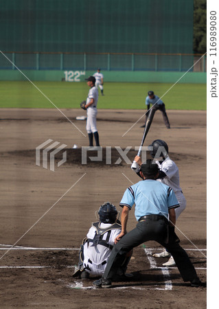 白球を追いかける球児 白球を追いかける球児 116989080