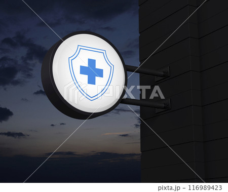 Business healthy and medical care insurance online concept, 3D rendering Business healthy and medical care insurance online concept, 3D rendering 116989423