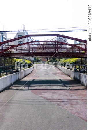東京に架けられた最初の鉄橋 八幡橋こと旧弾正橋(東京都江東区) 東京に架けられた最初の鉄橋 八幡橋こと旧弾正橋(東京都江東区) 116989910